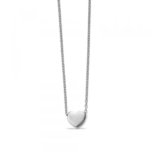 Plain Gold Personalise Heart Charm Necklace Pendant (6.5mm X 6.9mm)